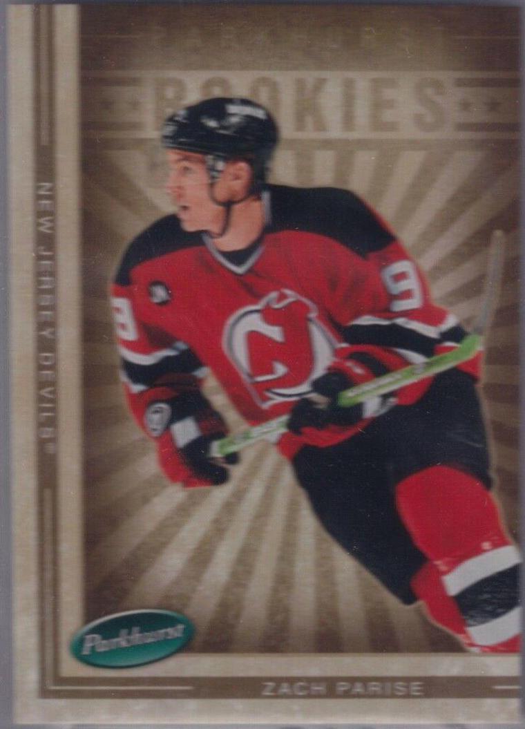 Zach Parise #640 Hockey Cards 2005 Parkhurst