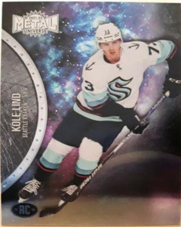 Kole Lind #193 Hockey Cards 2021 Skybox Metal Universe