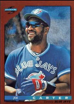 Joe Carter #33 1996 Score Dugout Collection Baseball