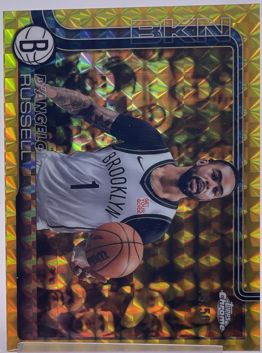 D'Angelo Russell [Gold Geometric Refractor] #79