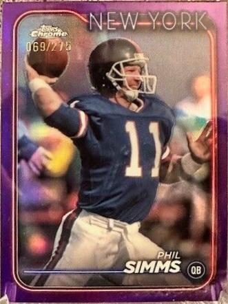 Phil Simms [Purple Refractor] #140