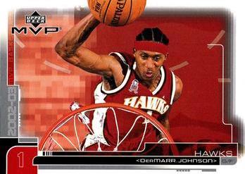 DerMarr Johnson #4 Basketball Cards 2002 Upper Deck MVP