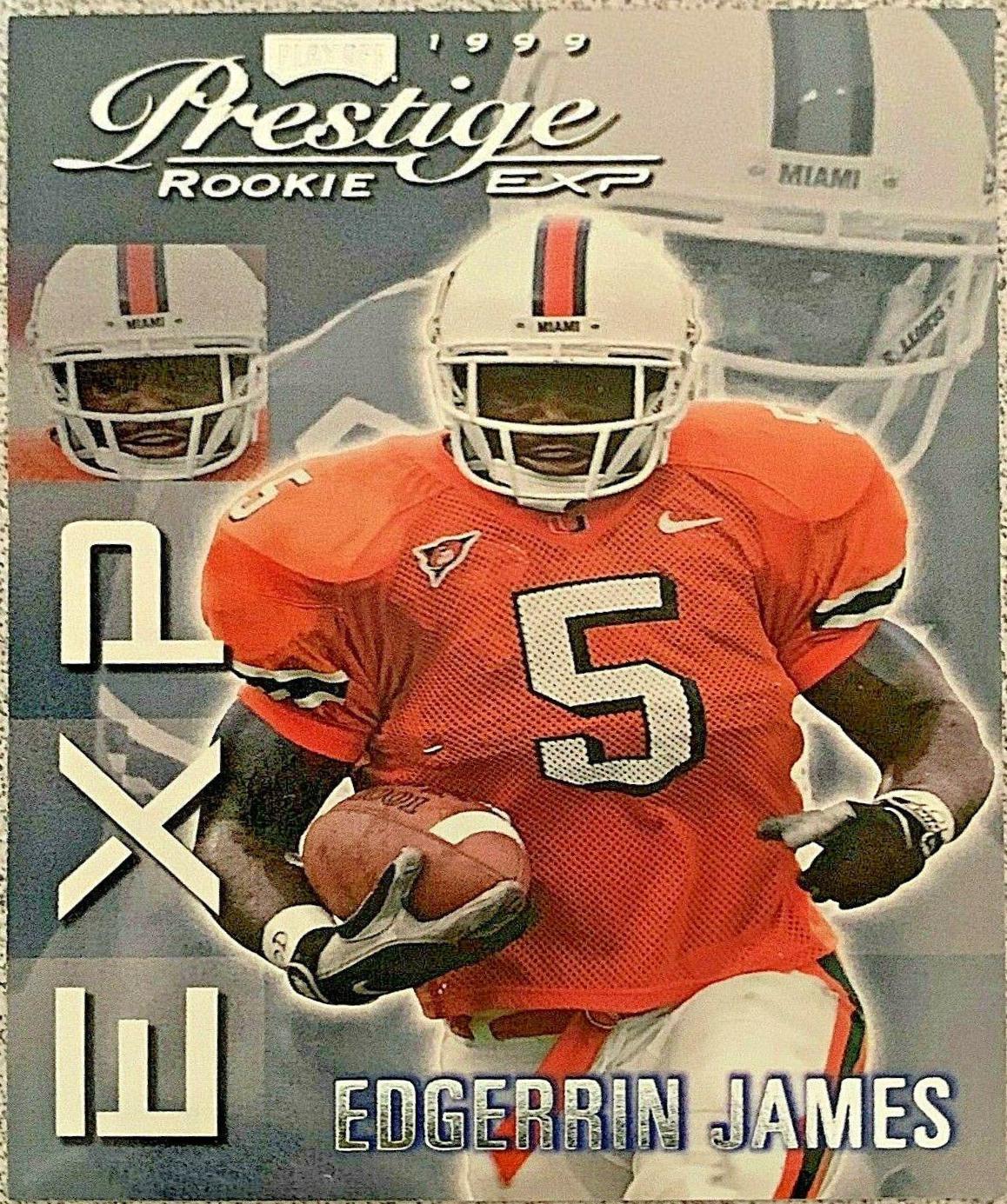 Edgerrin James #EX37 Football Cards 1999 Playoff Prestige Exp