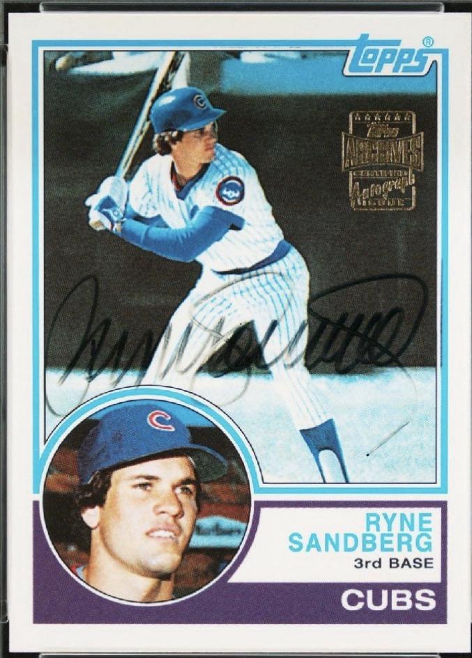 Ryne Sandberg #165 2001 Topps Archives Autographs Baseball