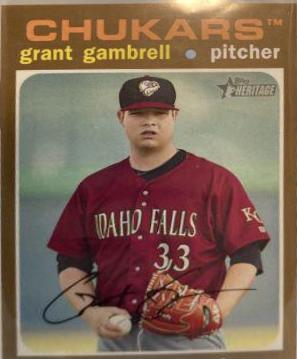 Grant Gambrell #23 Baseball Cards 2020 Topps Heritage Minor League