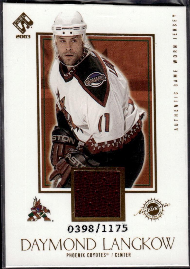 Daymond Langkow #137 2002 Pacific Private Stock Reserve Hockey