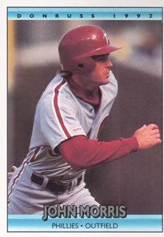 John Morris #92 Baseball Cards 1992 Donruss