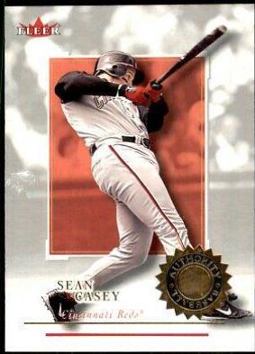 Sean Casey #3 Baseball Cards 2001 Fleer Authority