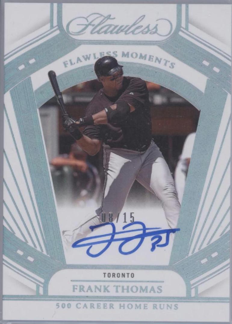 Frank Thomas #FMR-FT 2024 Panini Flawless Baseball Moments Signatures