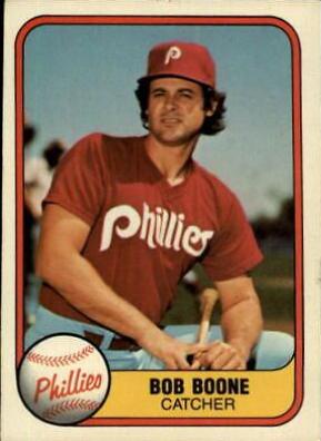 Bob Boone #4 Baseball Cards 1981 Fleer