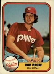 Bob Boone #4 Baseball Cards 1981 Fleer Prices