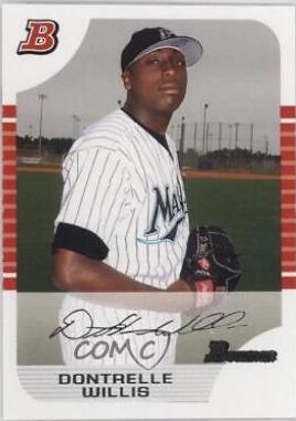 Dontrelle Willis #36 Baseball Cards 2005 Bowman