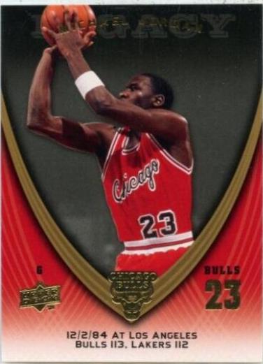 Michael Jordan #19 Basketball Cards 2008 Upper Deck Jordan Legacy