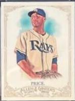 David Price #5 Baseball Cards 2012 Topps Allen & Ginter