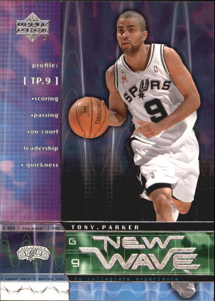 Tony Parker #NW13 Basketball Cards 2002 Upper Deck New Wave