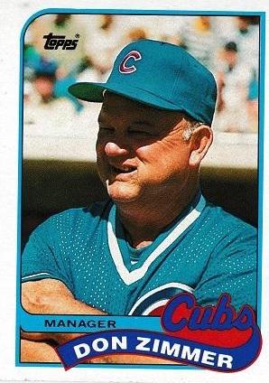 Don Zimmer #134 Baseball Cards 1989 Topps