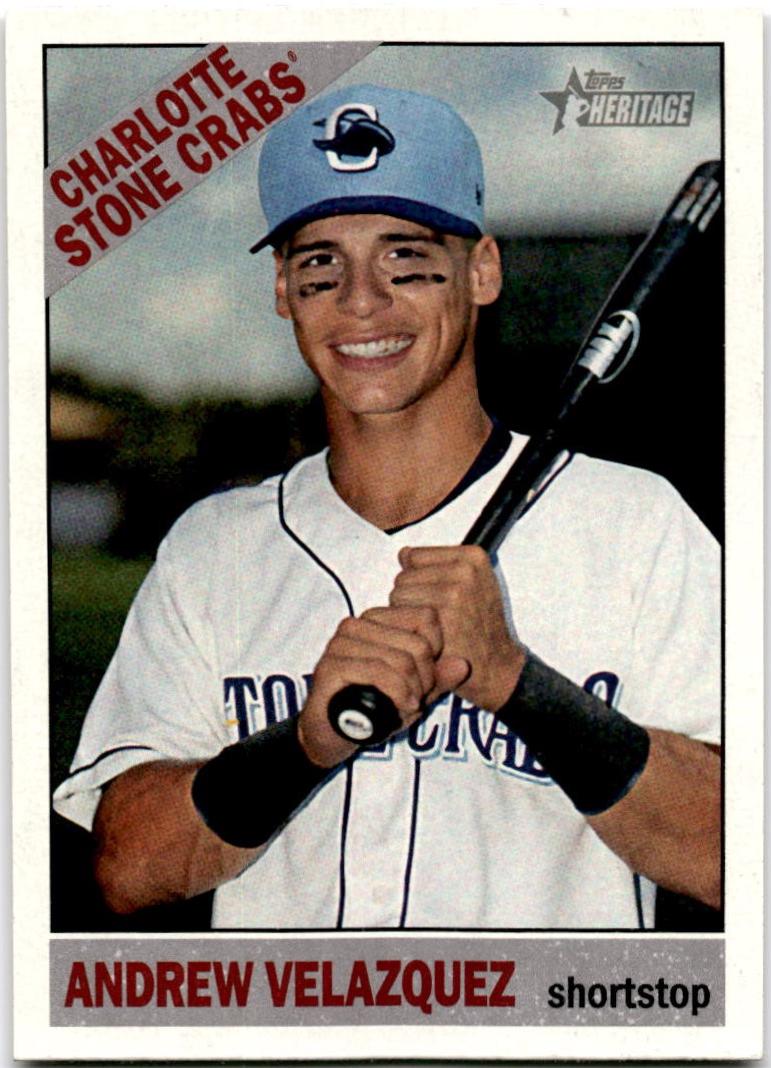 Andrew Velazquez #87 2015 Topps Heritage Minor League Baseball