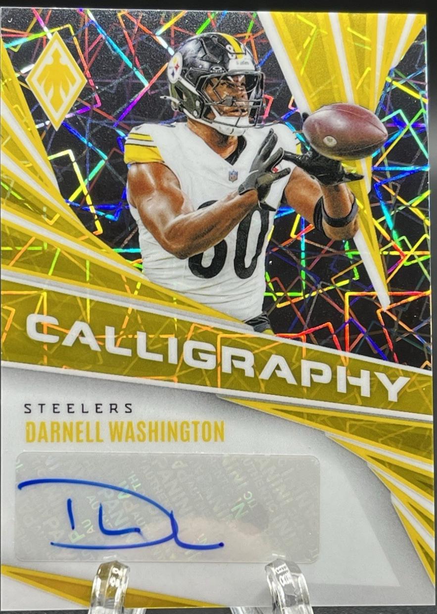 Darnell Washington #C-DAW Football Cards 2024 Panini Phoenix Calligraphy