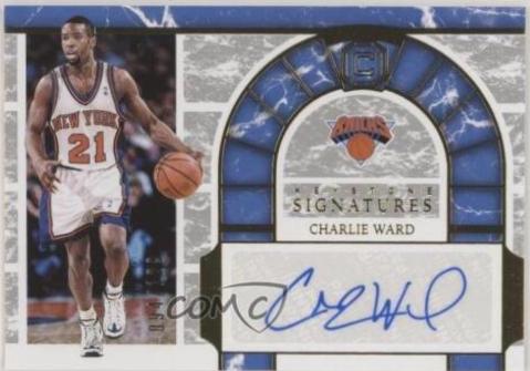Charlie Ward #KS-CWD Basketball Cards 2018 Panini Cornerstones Keystone Signatures