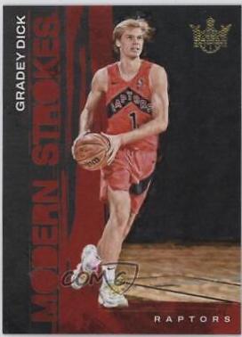 Gradey Dick #2 Basketball Cards 2023 Panini Court Kings Modern Strokes