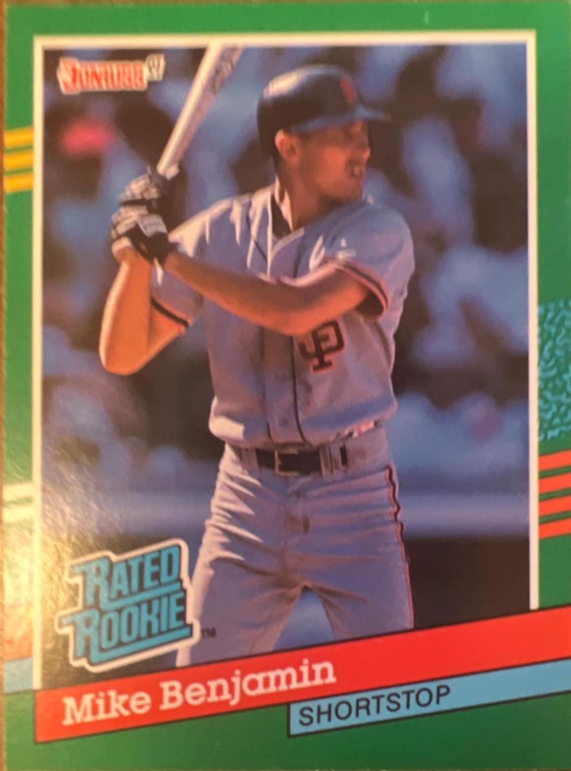 Mike Benjamin #432 Baseball Cards 1991 Donruss
