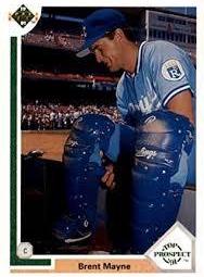 Brent Mayne #72 Baseball Cards 1991 Upper Deck