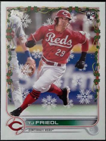TJ Friedl #HW109 Baseball Cards 2022 Topps Holiday