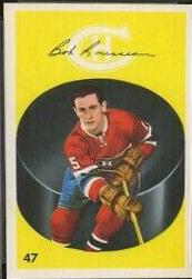 Bobby Rousseau #47 Hockey Cards 1962 Parkhurst