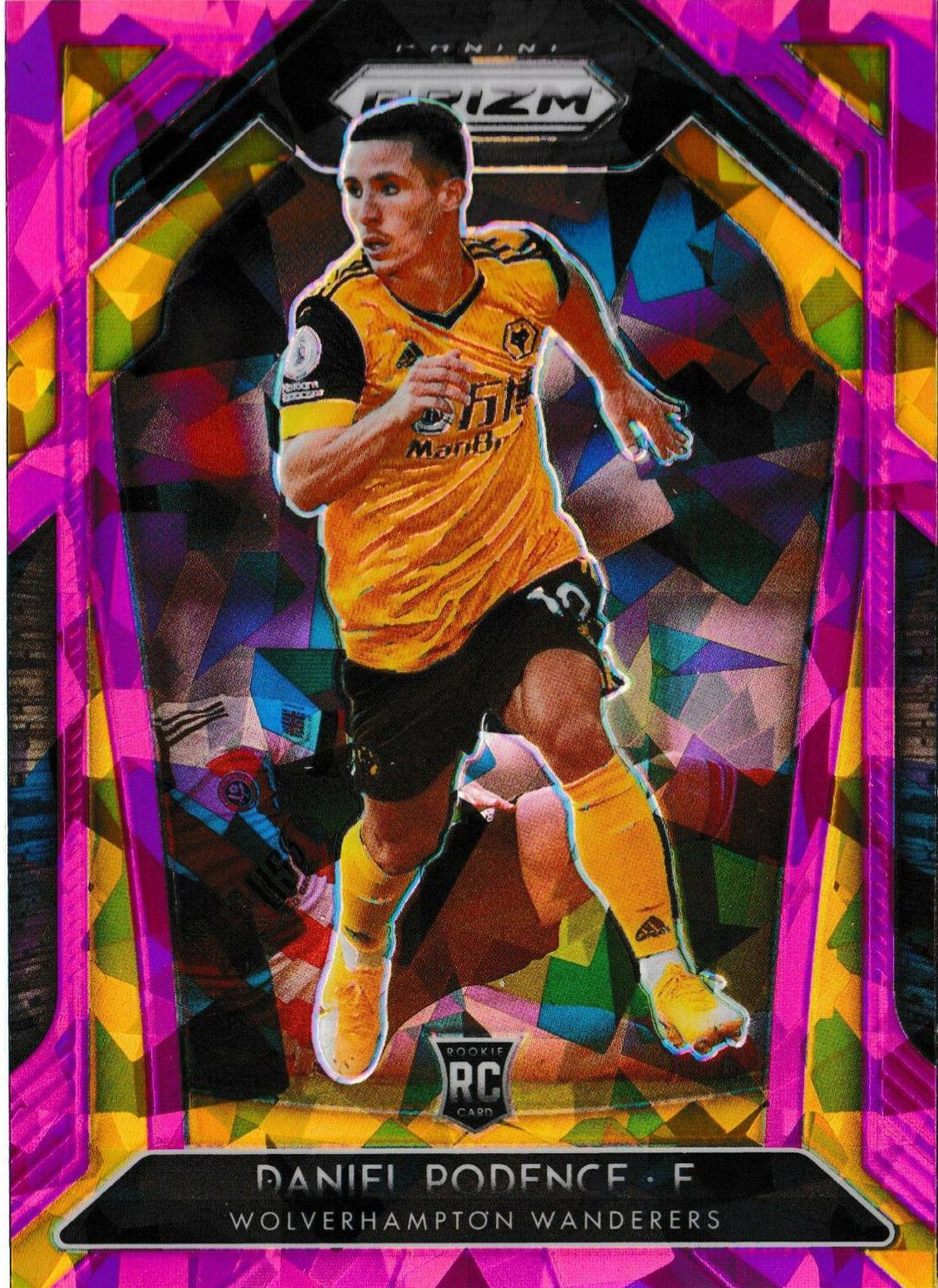 Daniel Podence #147 Soccer Cards 2020 Panini Prizm Premier League