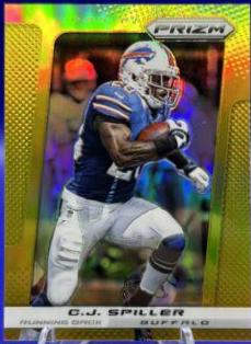 C.J. Spiller [Gold Prizm] #54