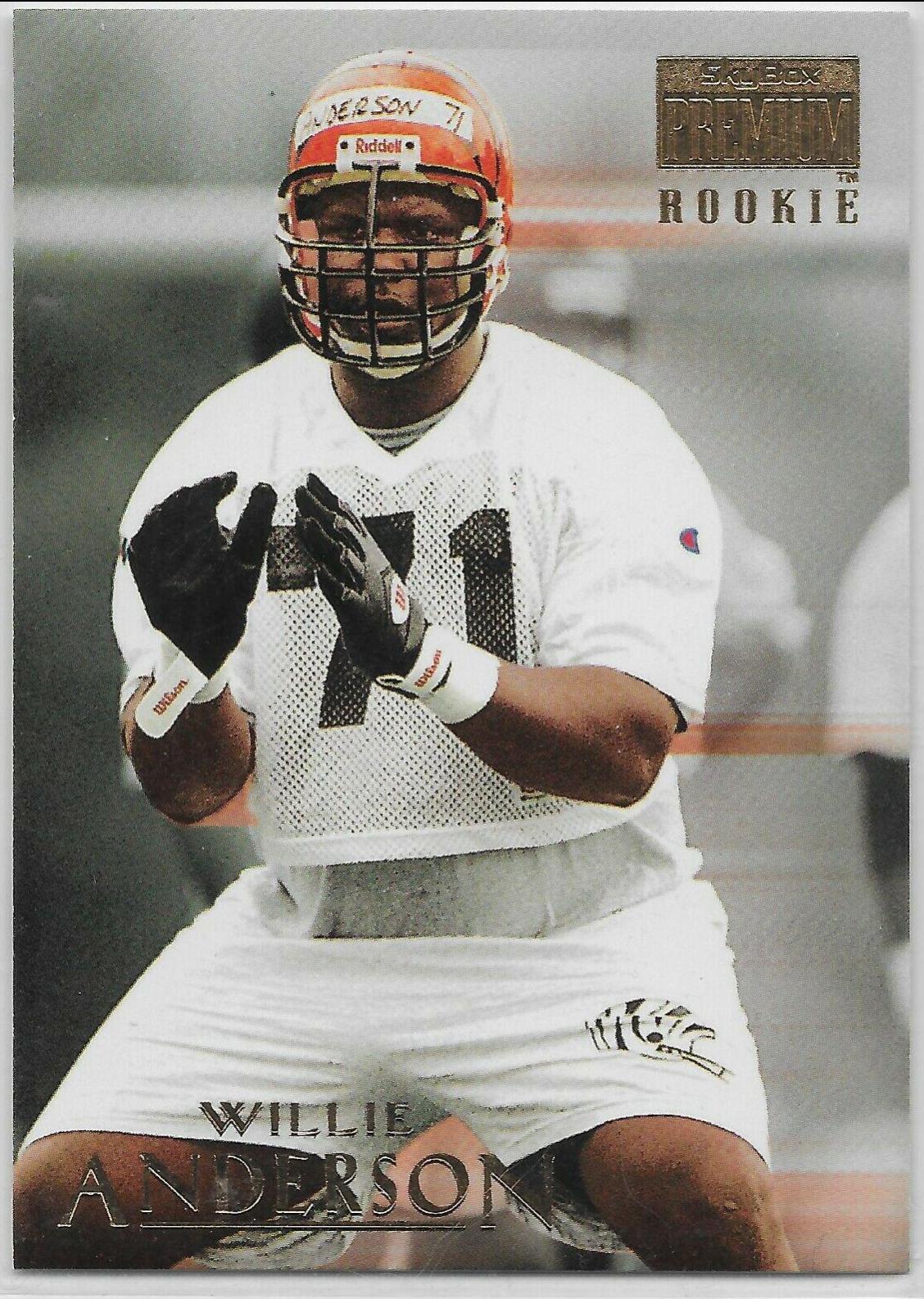 Willie Anderson #181 Football Cards 1996 Skybox Premium