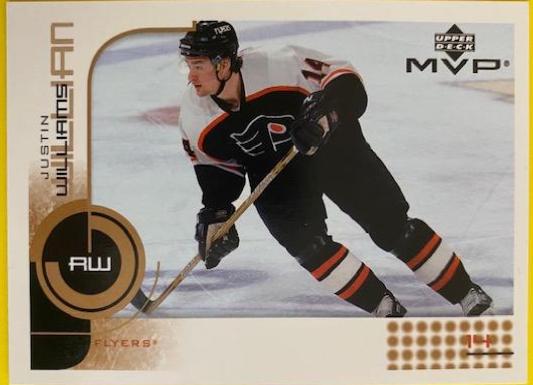 Justin Williams #137 Hockey Cards 2002 Upper Deck MVP