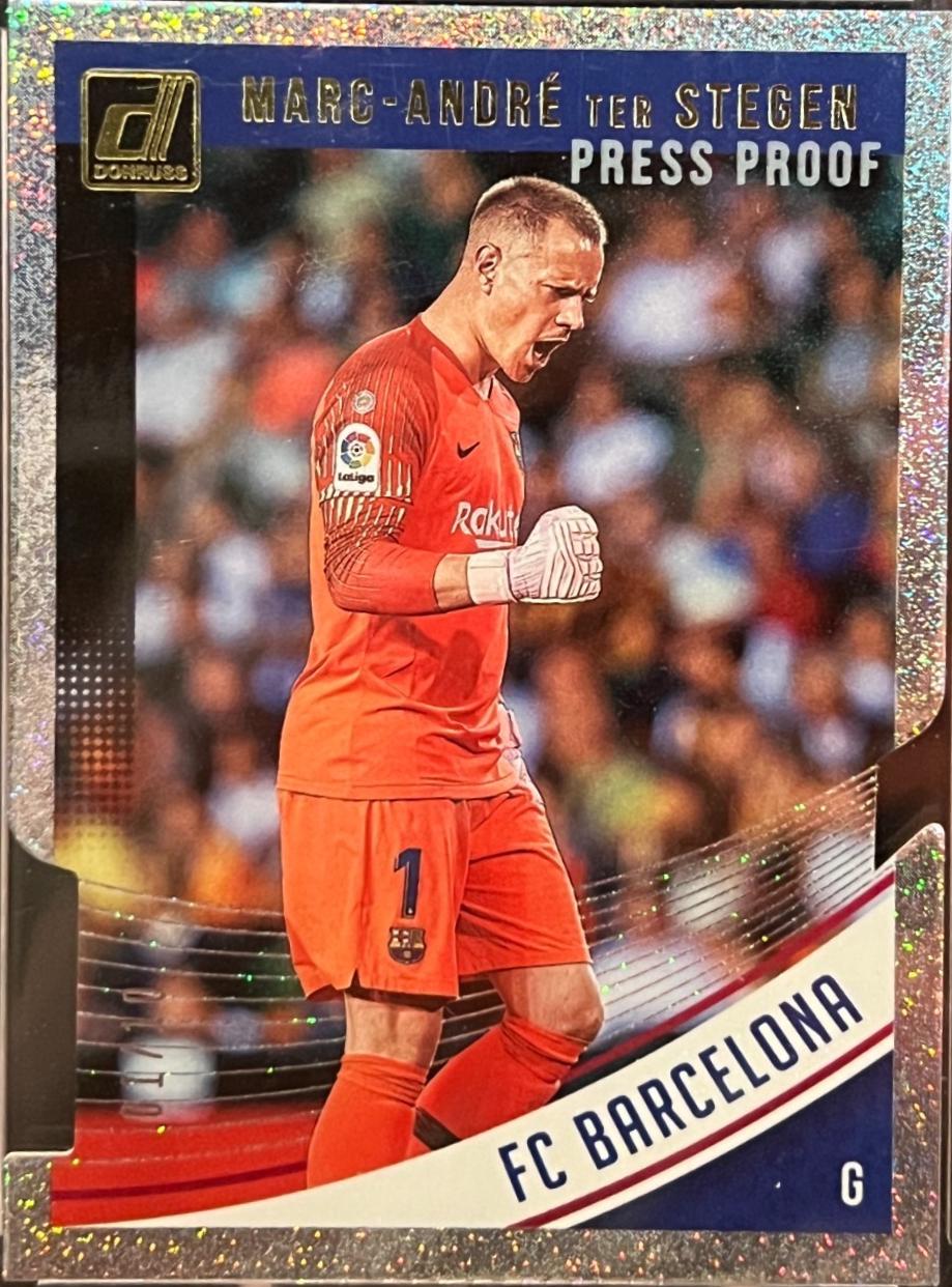 Marc Andre ter Stegen [Press Proof Gold Die Cut] #8