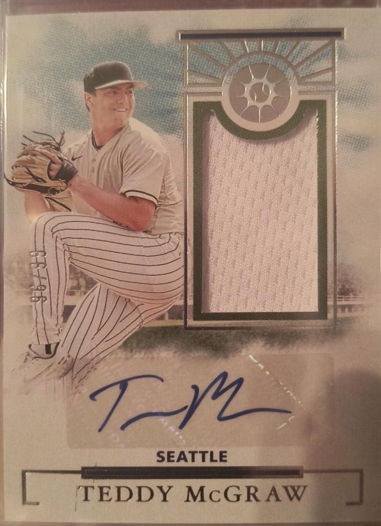 Teddy McGraw #PMS-TM 2024 Panini Boys of Summer Baseball Prospect Material Signatures