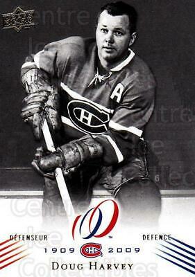 Doug Harvey #14 Hockey Cards 2008 Upper Deck Montreal Canadiens Centennial