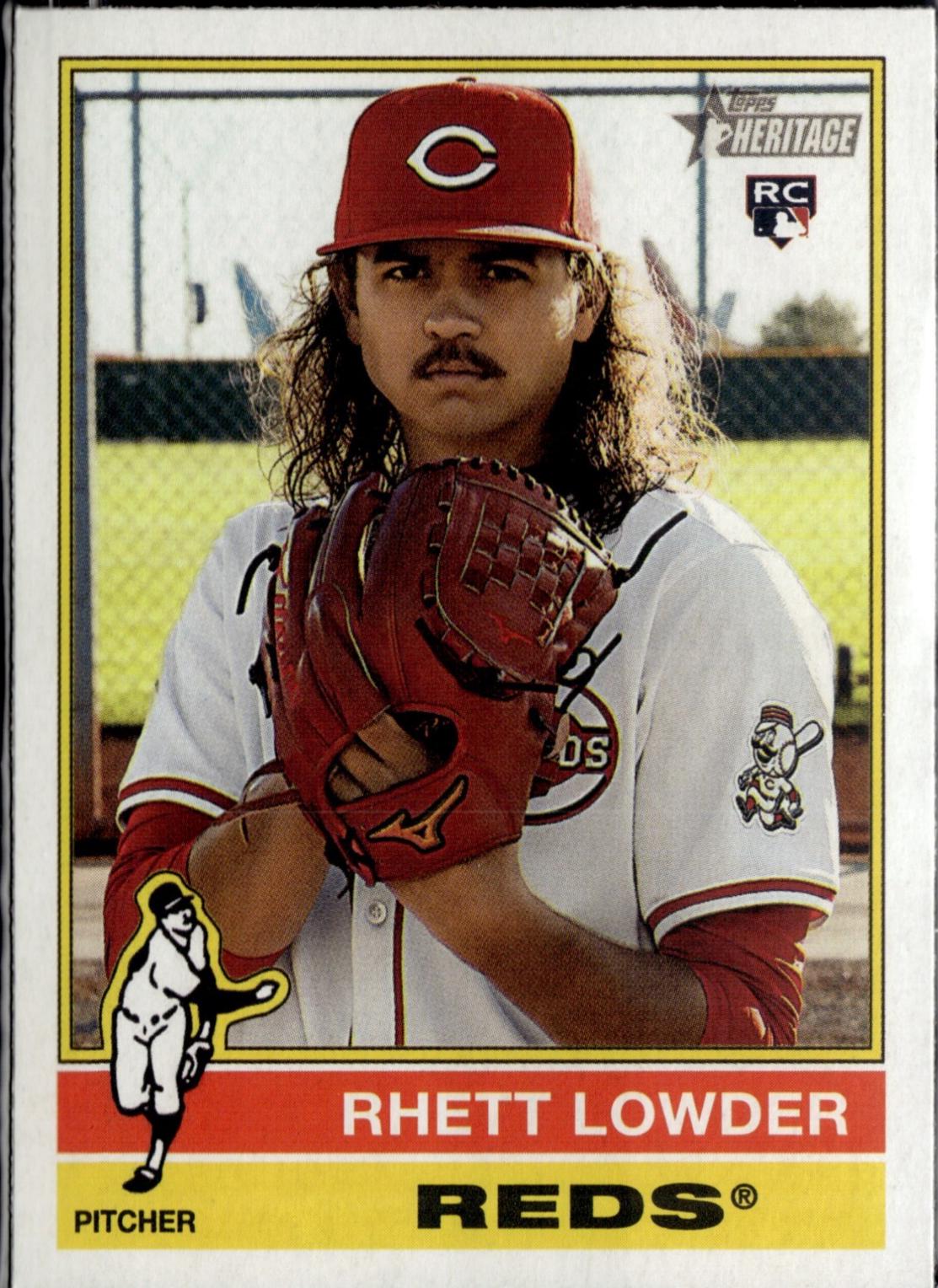 Rhett Lowder #181 Baseball Cards 2025 Topps Heritage