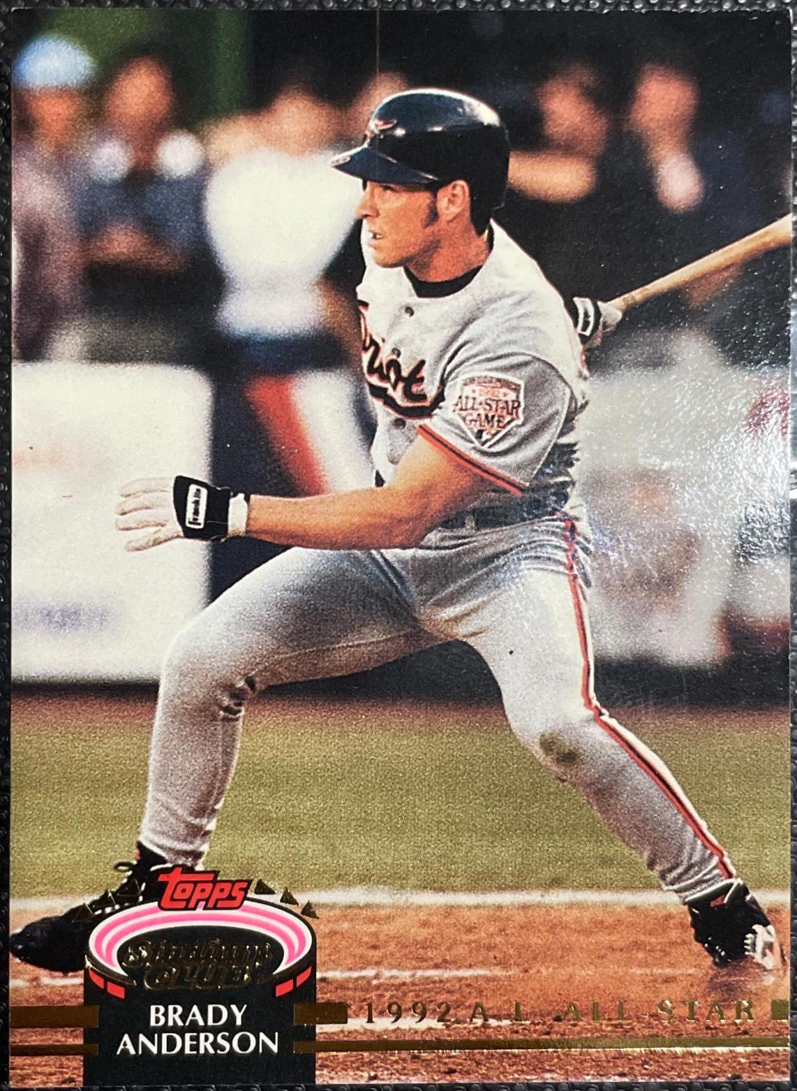 Brady Anderson #169 1993 Stadium Club Murphy Baseball
