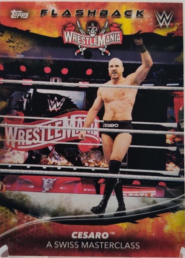 Cesaro #191 Wrestling Cards 2021 Topps WWE Superstars