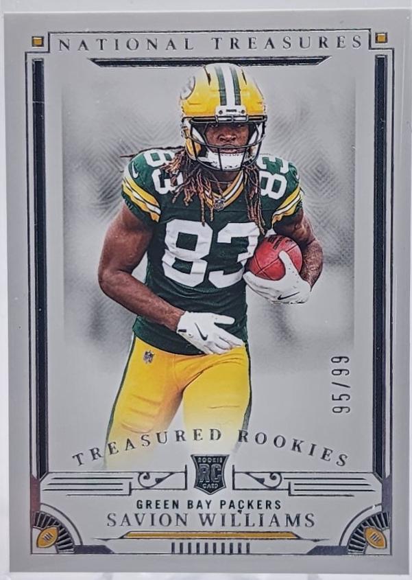 Savion Williams #15 2025 Panini National Treasures Football Treasured Rookies