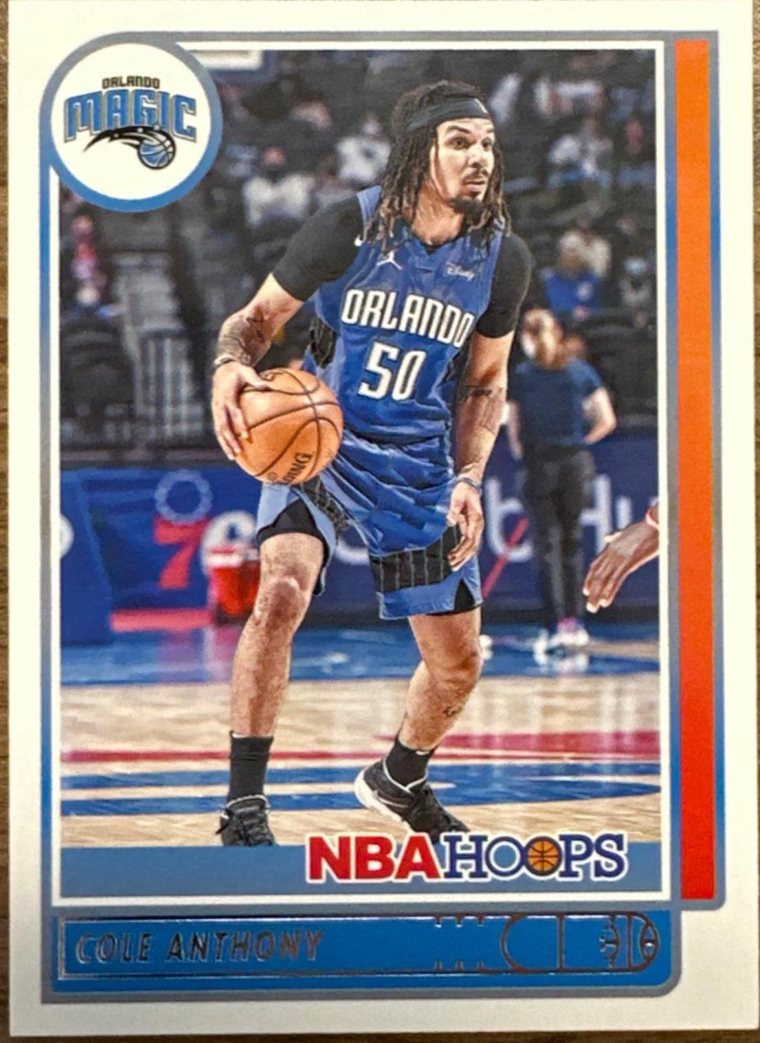 Cole Anthony #12 Basketball Cards 2021 Panini Hoops