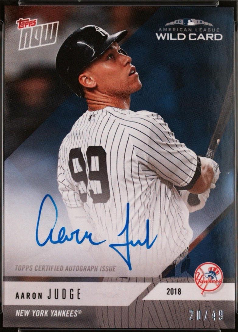 Aaron Judge #PS61B 2018 Topps Now Postseason Baseball