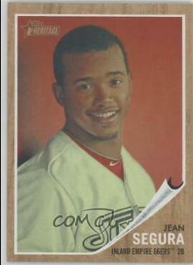 Jean Segura #37 Baseball Cards 2011 Topps Heritage Minor League Edition