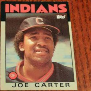 Joe Carter #377 Baseball Cards 1986 Topps