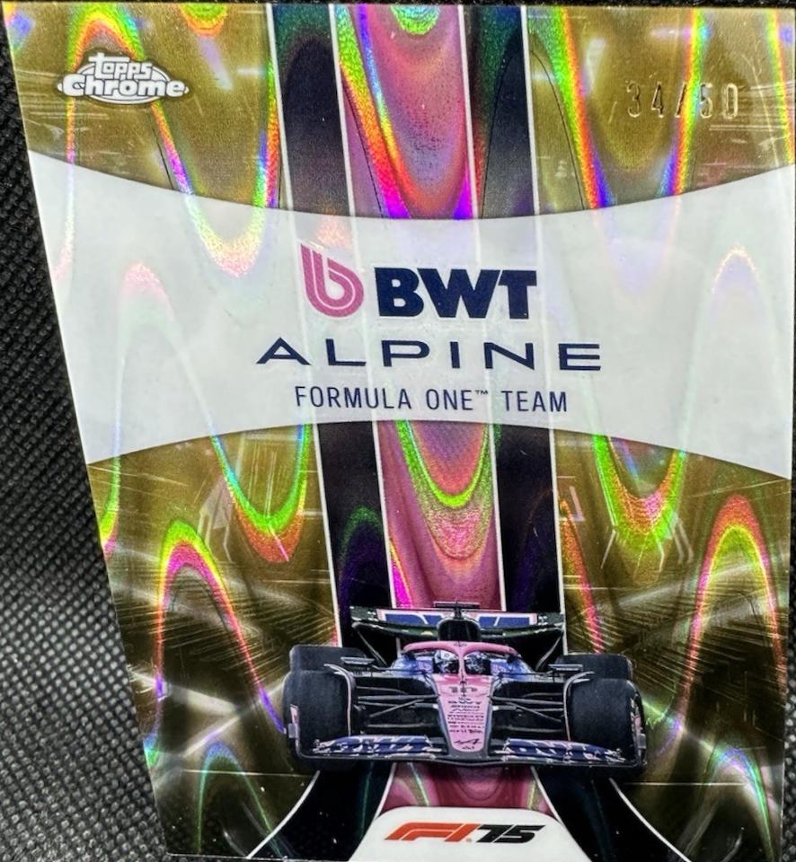 BWT Alpine F1 Team [Gold RayWave Refractor] #181