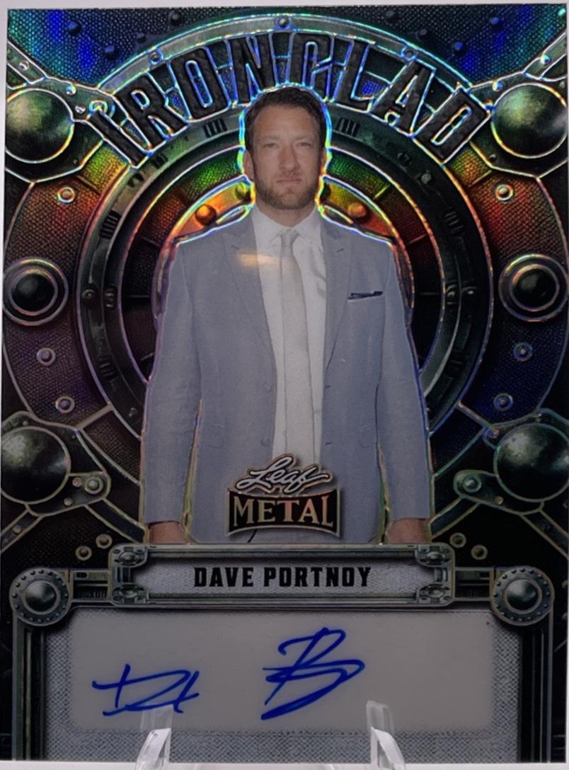 Dave Portnoy #I-DP1 Baseball Cards 2024 Leaf Metal Ironclad