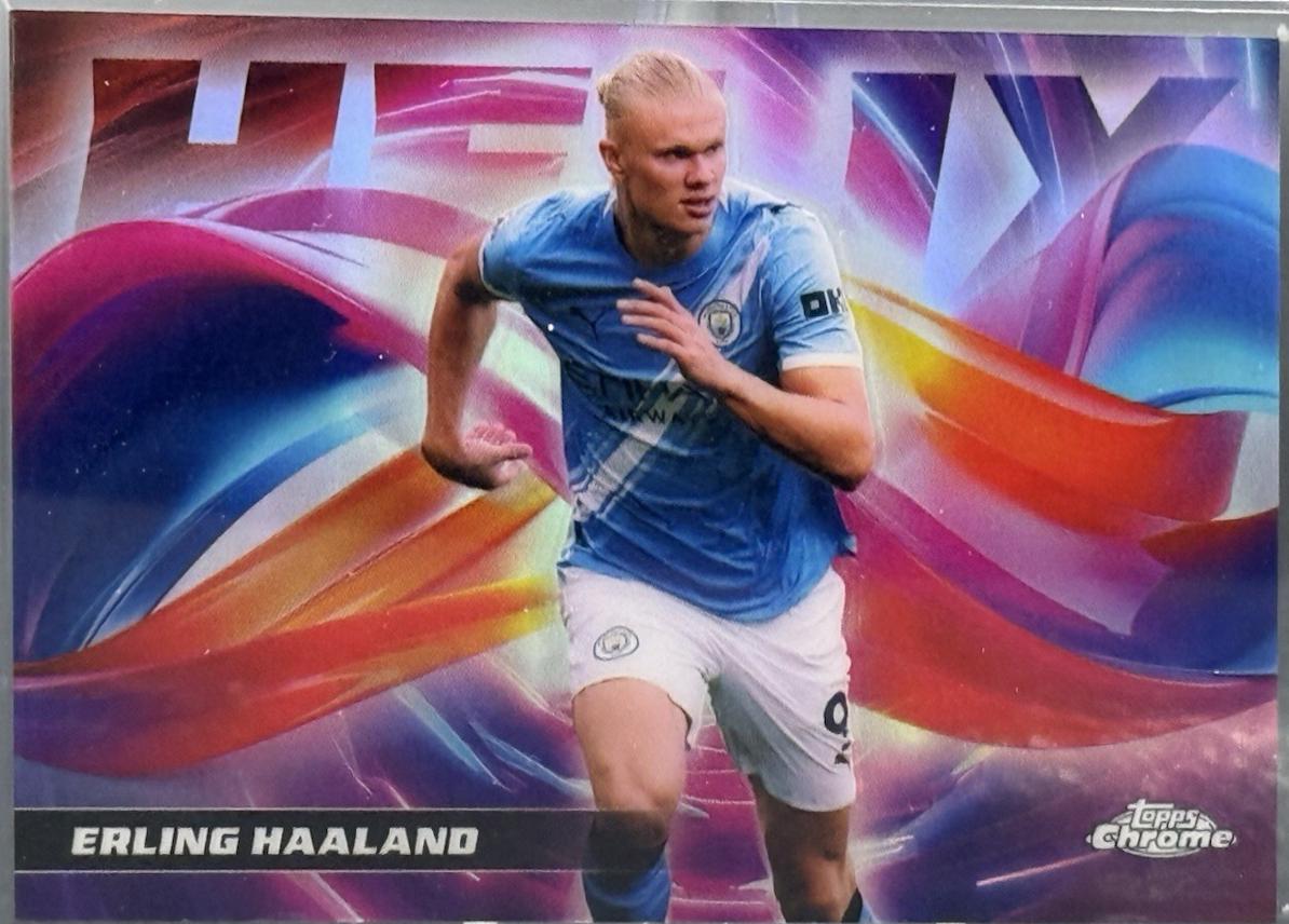 Erling Haaland #HX-2 2026 Topps Chrome Premier League Helix