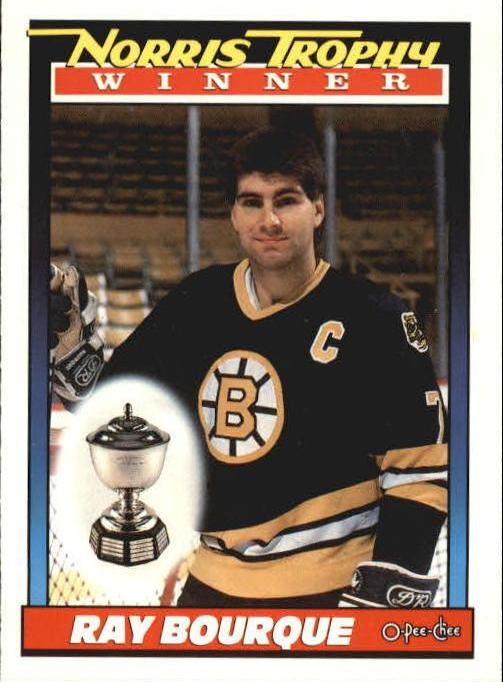 Ray Bourque #517 1991-92 O-Pee-Chee Hockey