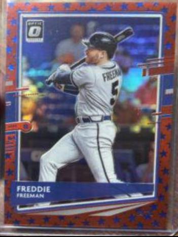 Freddie Freeman #168 2020 Panini Donruss Optic Baseball