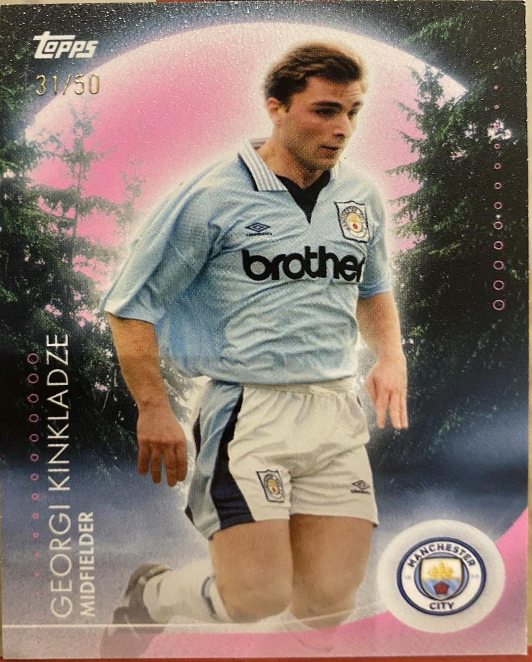 Georgi Kinkladze #85 2001 Wizards Football Champions Premier League