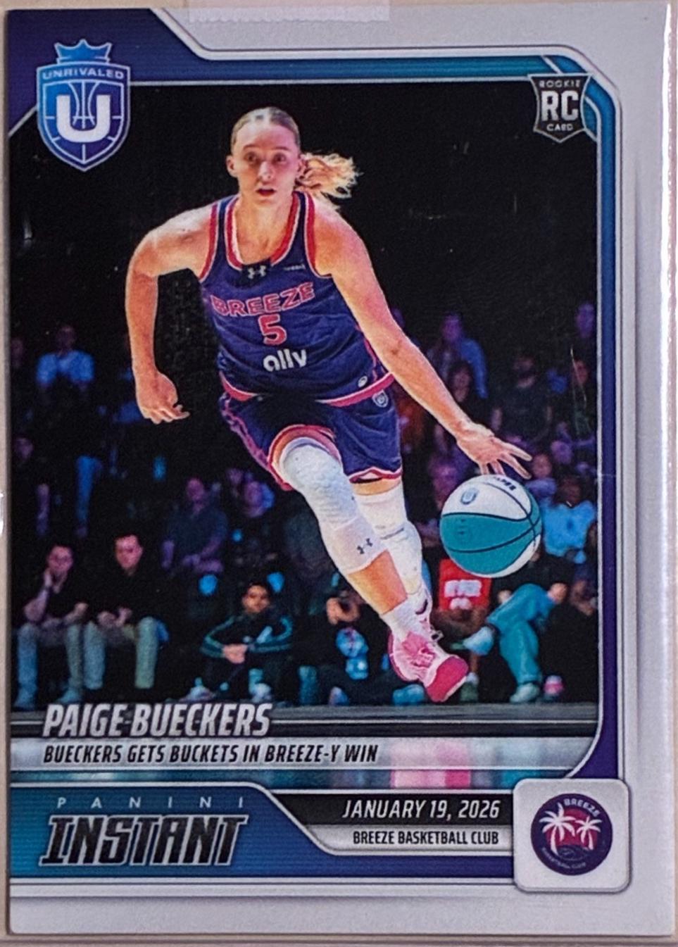 Paige Bueckers #23 2026 Panini Instant Unrivaled Basketball